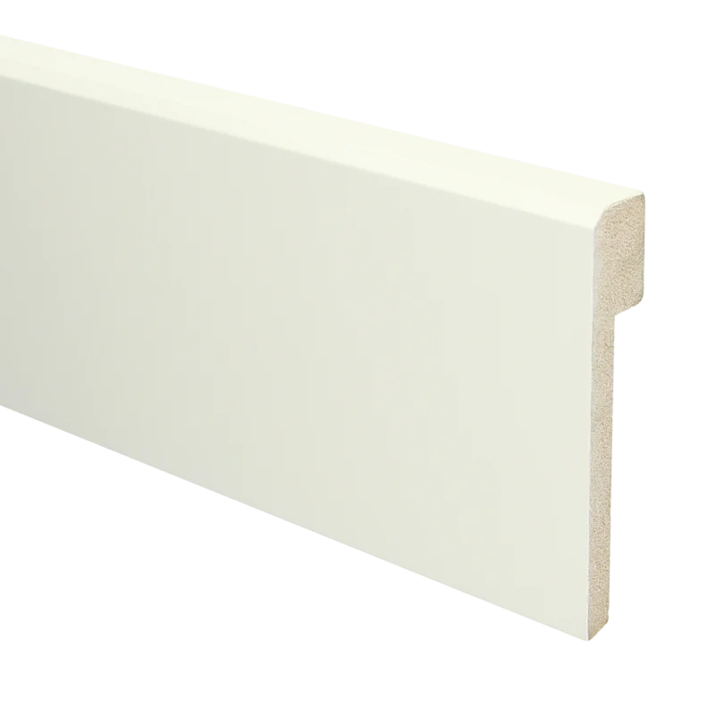 Beste Prijs MDF Renovatieplint Klassiek 120x22 RAL 9010 Zuiver Wit 16024